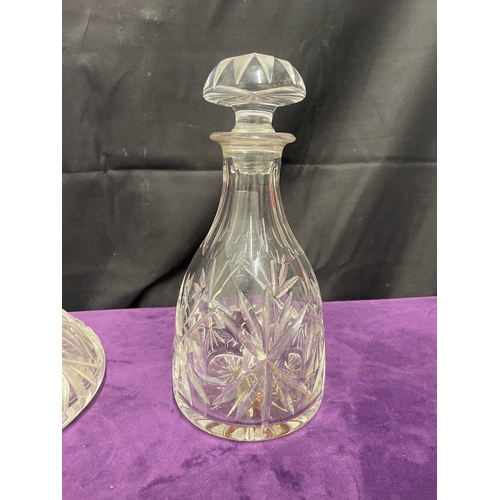 51 - Three Crystal Decanters