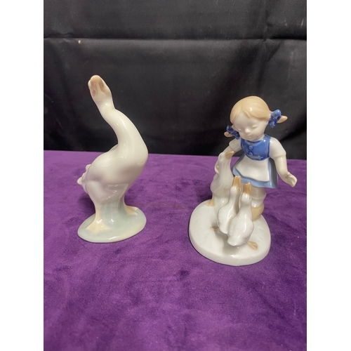 53 - Two ceramic figurines Lladro