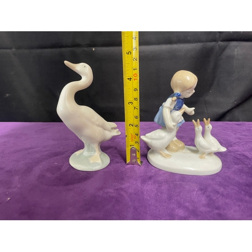 53 - Two ceramic figurines Lladro