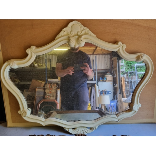 378 - Two interesting ornate style mirrors.