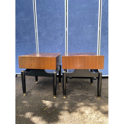 392 - A set of mid century G Plan bedside cabinets. 

Dimensions- 18