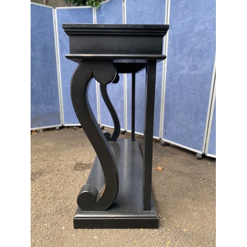 405 - Black console table.

Dimensions - 55