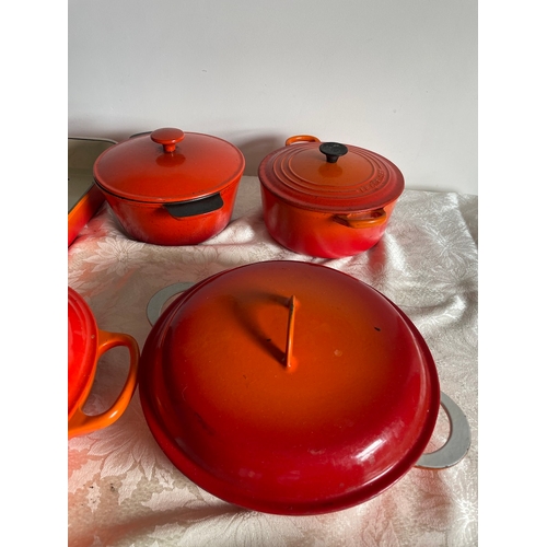 60 - Quantity of vintage Le Creuset Cooking pots + Descoware