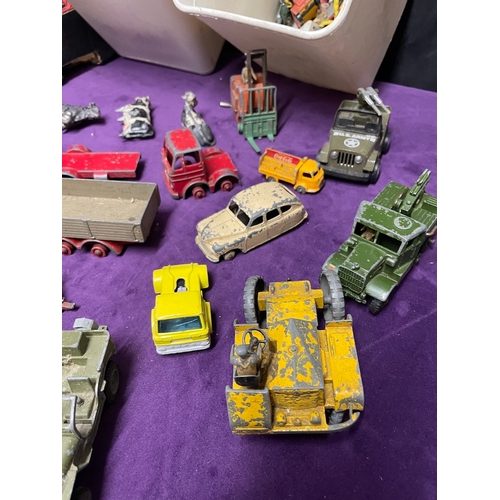 74 - Quantity of Vintage Dinky / Corgi Vehicles + others toys