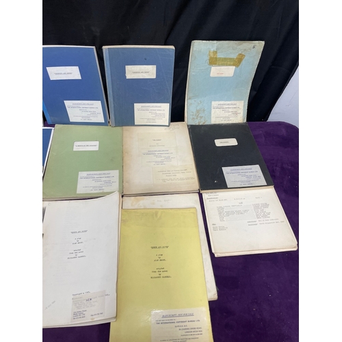 88 - Large quantity of original vintage playwright / theatre scripts - Trumpet & Drums, Love Affair with ... 