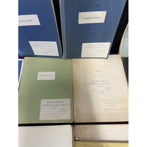 88 - Large quantity of original vintage playwright / theatre scripts - Trumpet & Drums, Love Affair with ... 