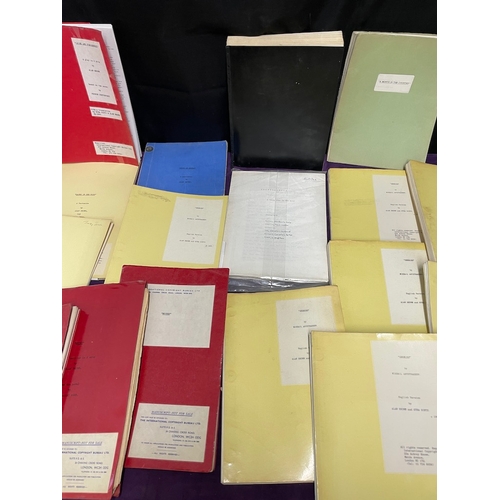 89 - Large quantity of original vintage playwright / theatre scripts - Robinson Crusoe, Moths, Jack and t... 