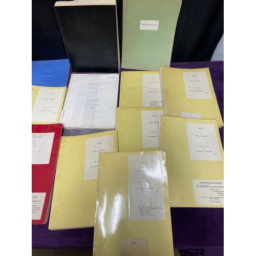 89 - Large quantity of original vintage playwright / theatre scripts - Robinson Crusoe, Moths, Jack and t... 