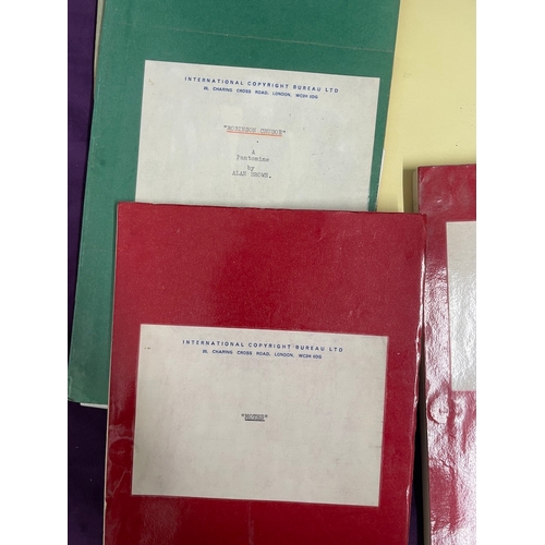 89 - Large quantity of original vintage playwright / theatre scripts - Robinson Crusoe, Moths, Jack and t... 