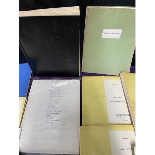 89 - Large quantity of original vintage playwright / theatre scripts - Robinson Crusoe, Moths, Jack and t... 