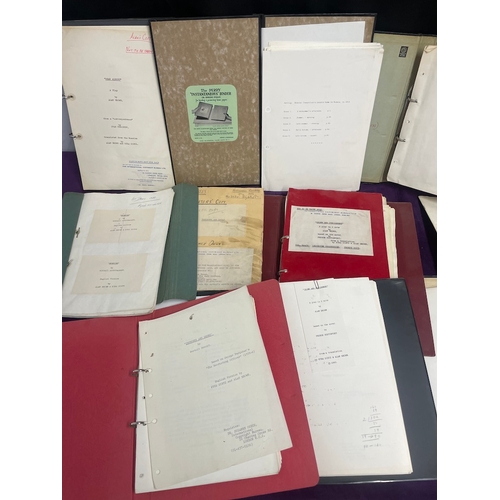 92 - Large quantity of vintage  theatre scripts - direct from theatrical writer Alan Browns Estate