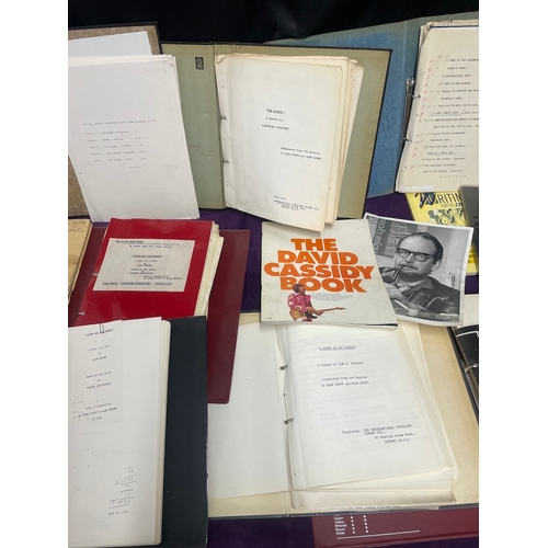 92 - Large quantity of vintage  theatre scripts - direct from theatrical writer Alan Browns Estate