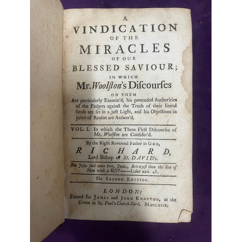 100 - Collection of various books - Rupert, The Silmarillion, 1729 A Vindication of the Miracles of Our Bl... 