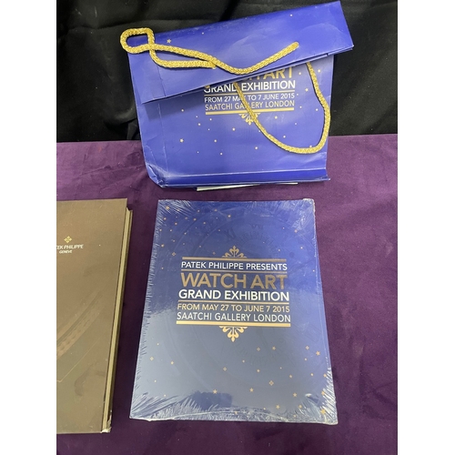 101 - Patek Philippe Watch Art Grand Exhibtion  20215 London Gift Bags with sealed books + Patek Philippe ... 