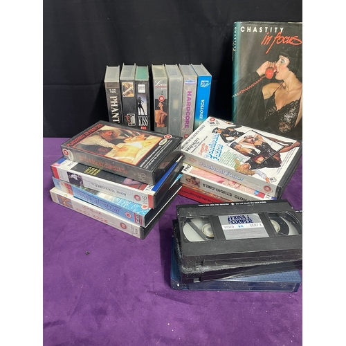 103 - Quantity of Vintage Glamour / Nude VHS & Books / Magazines