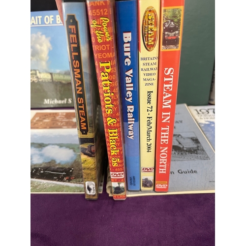 105 - Large quantity of Railway / Locomotive / Train Books and DVDs