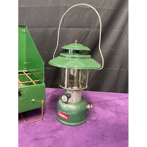 117 - Vintage Coleman Camping Heater and Paraffin Lamp