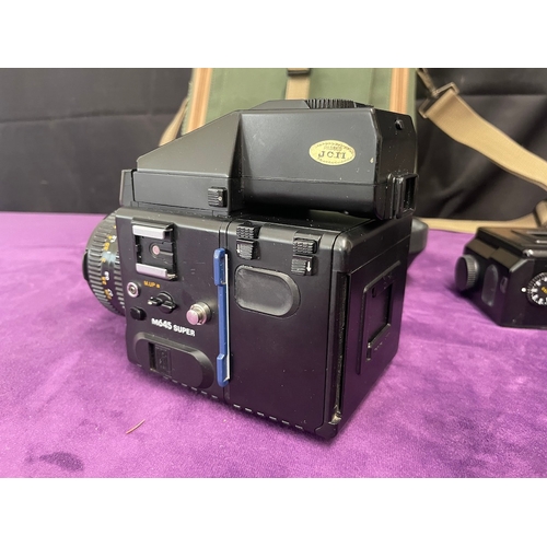 121 - Mamiya 645 Camera with accessories