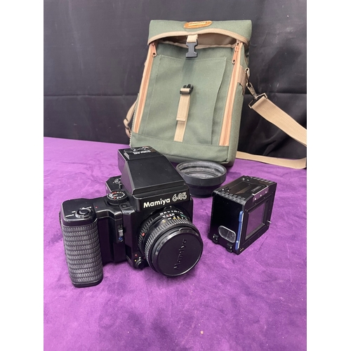 121 - Mamiya 645 Camera with accessories