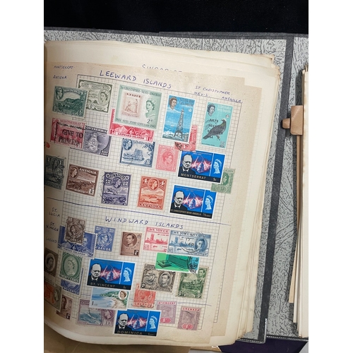 132 - Large quantity of stamp albums and loose stamps 19th-20th century British , Commonwealth and World