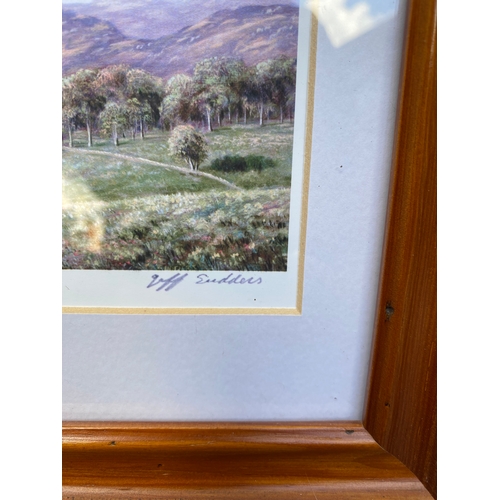 464 - Two landscape prints signed by Jeff sudders