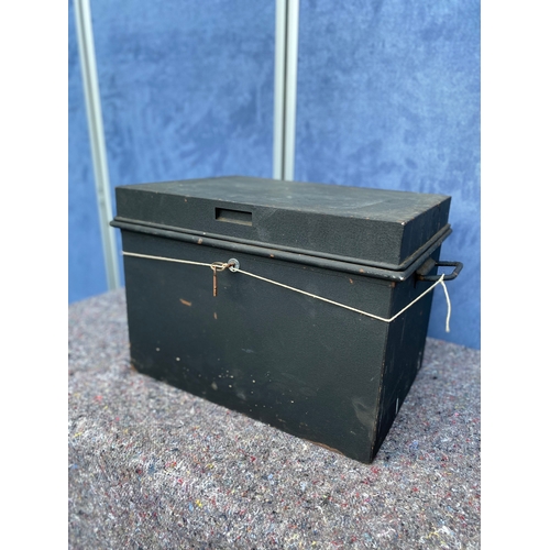 472 - Chubb & Sons Metal storage/tool chest. 

Dimensions 13