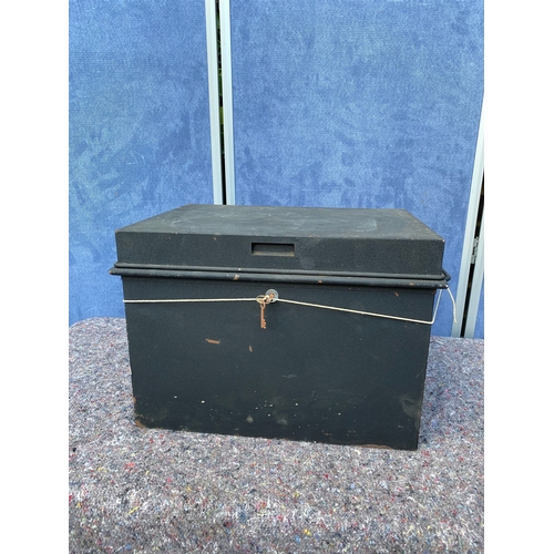 472 - Chubb & Sons Metal storage/tool chest. 

Dimensions 13