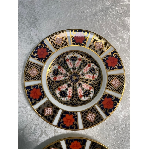 9 - Four Royal Crown Derby Ol Imari Pattern Plates c1971