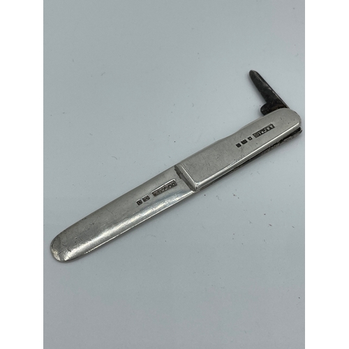 31 - Sterling Silver Letter opener & Penknife