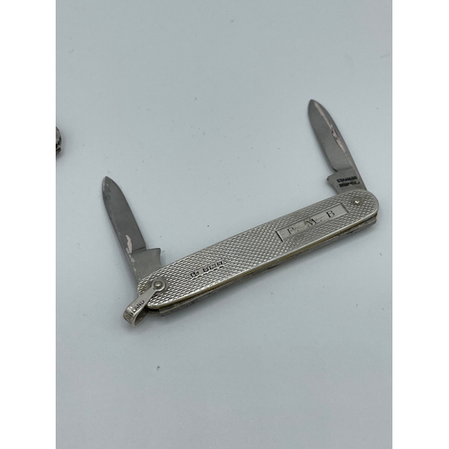 31 - Sterling Silver Letter opener & Penknife