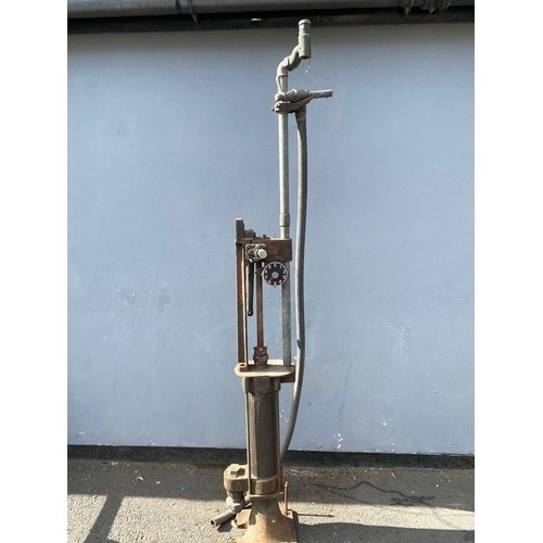 108 - Early 20th Century Vintage Wayne Petrol Hand Pump - 80