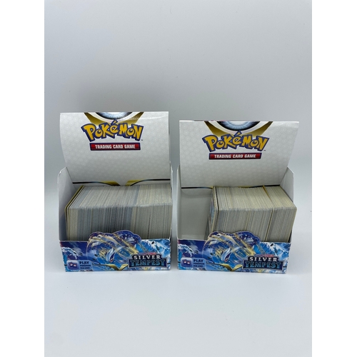 82 - Large quantity of over 700 Pokemon TCG Silver Tempest Cards including commons, uncommon, Rare, Rever... 