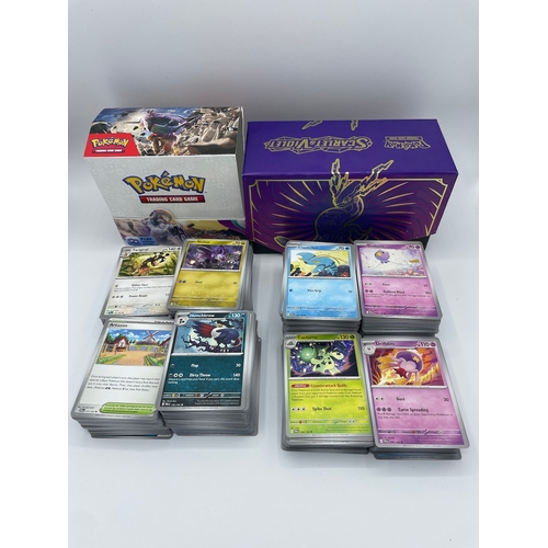 83 - Large quantity of over 800 Pokemon TCG playing cards from Scarlet & Violet Series 1 & 2 includes, co... 