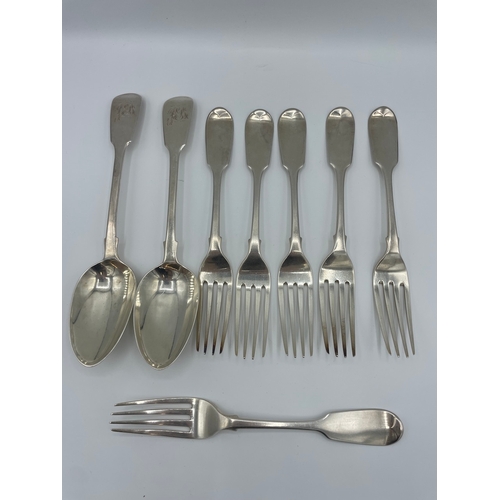 54 - Quantity of Victorian Sterling Silver Forks & Spoons - 607g