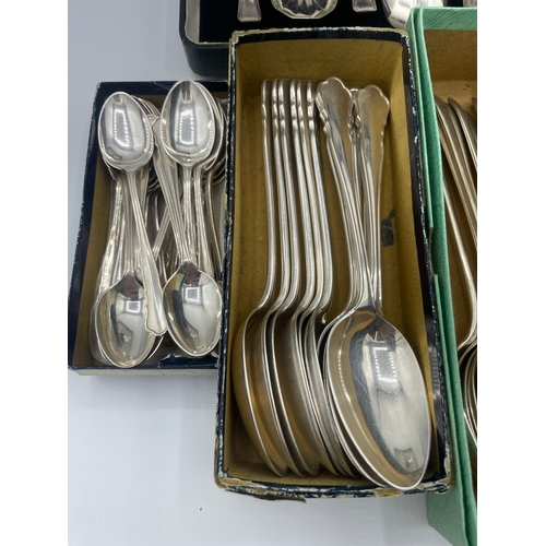 62 - Quantity of Silver Plated cutlery