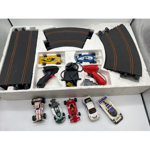 79 - Vintage Scaletrix Formula 1 Boxed Set plus additional cars