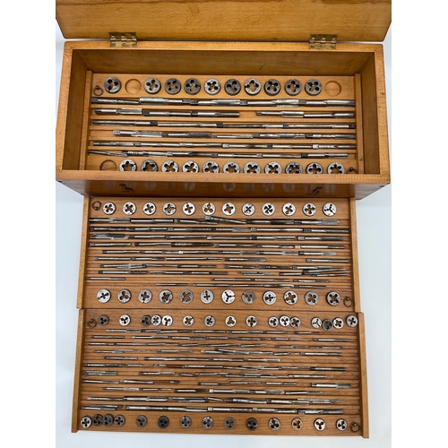 282 - A fine extensive collection of vintage Tap & Dye Engineering Tools / Watchmaker / Fine Engineering  ... 