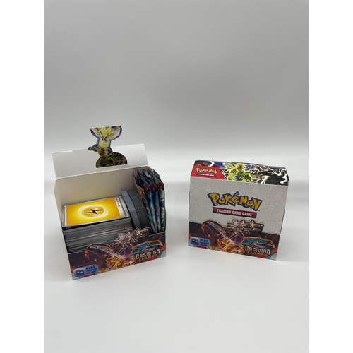 86 - Two booster boxes of Pokemon Obsidian Flames Trading Cards including common, uncommon, rare , holos ... 