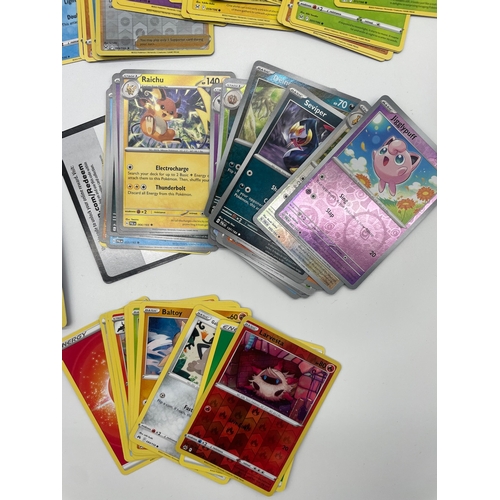 87 - Collection of various Pokemon Cards including commons, uncommon, rare, holo's , reverse holos, Crown... 