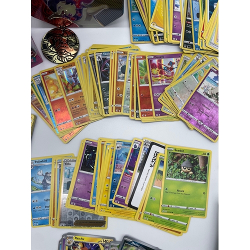 87 - Collection of various Pokemon Cards including commons, uncommon, rare, holo's , reverse holos, Crown... 