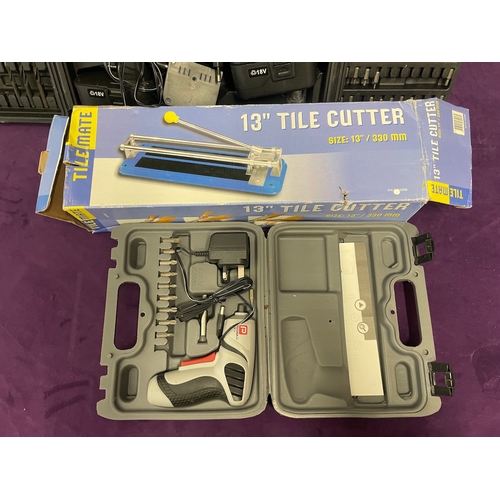 305 - Two drills + Tile Cutter