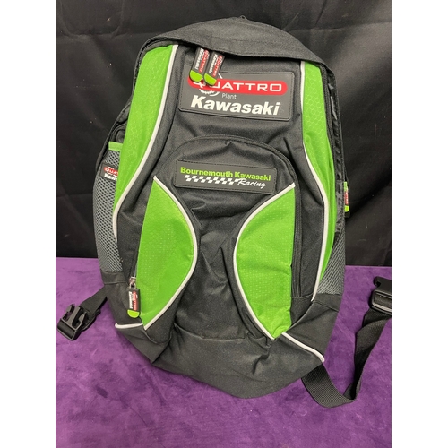 102 - Kawasaki Quattro Plant Bournemouth Racing Back pack