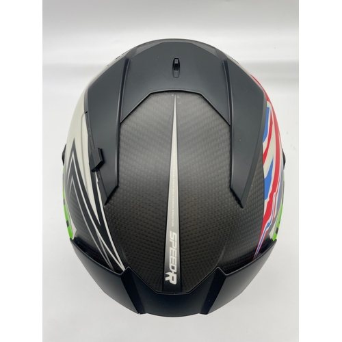 92 - SHARK SPEED-R CARBON SERIES 2 REDDING GO&FUN Motorbike helmet  Medium