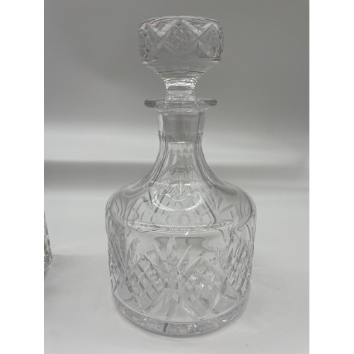 152 - Lot of Four Vintage Cut Crystal Decanters