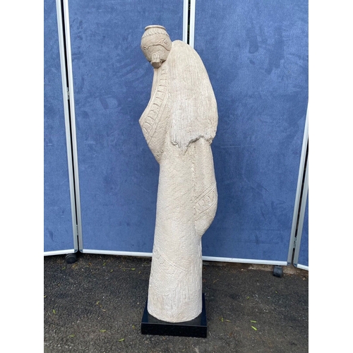 22A - 4FT Modernist Aroma Woman Sculptor by Austin Productions 1984