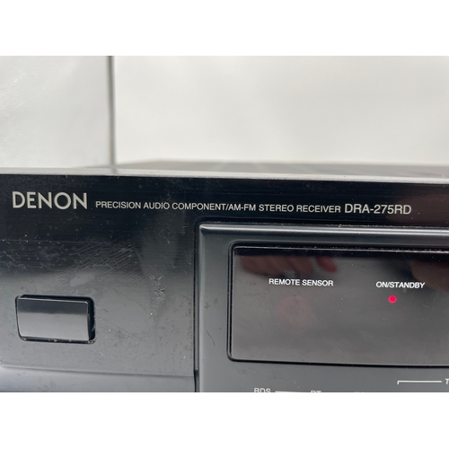 4 - Denon DRA-275RD Stereo Receiver