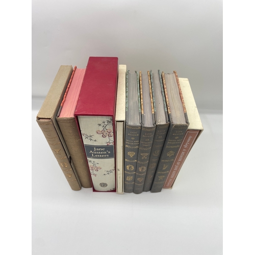 74 - Nine Vintage Jane Austen Folio Society Books