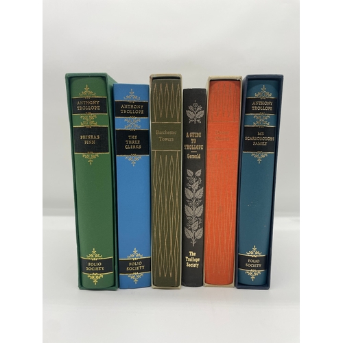 81 - Six Anthony Trollope Folio Society Books