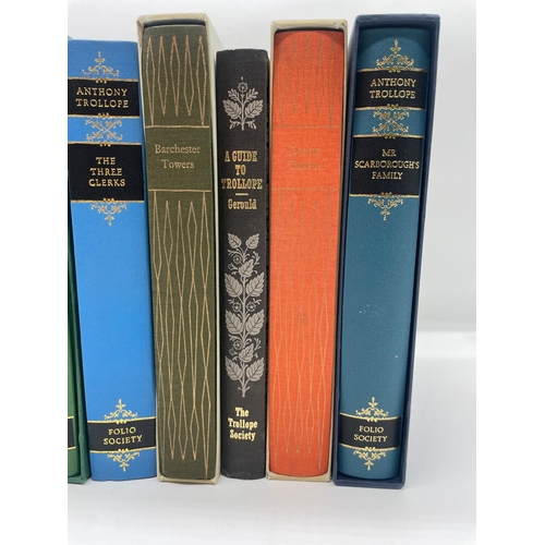 81 - Six Anthony Trollope Folio Society Books