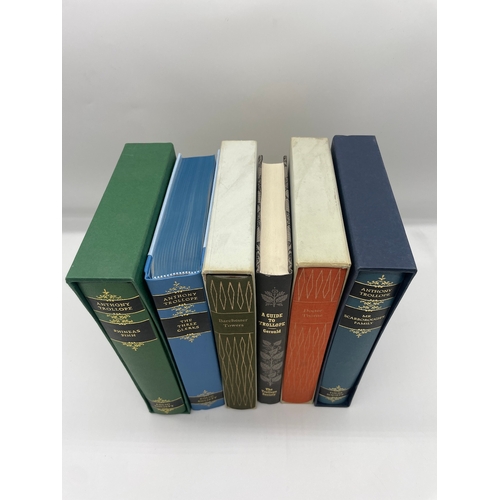 81 - Six Anthony Trollope Folio Society Books